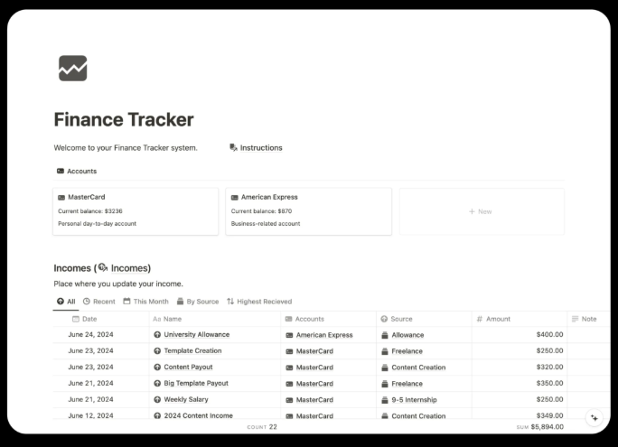 Finance Tracker