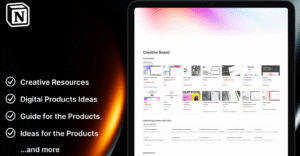 Creative Board, +200 Resources, 50 Product Ideas with Guide