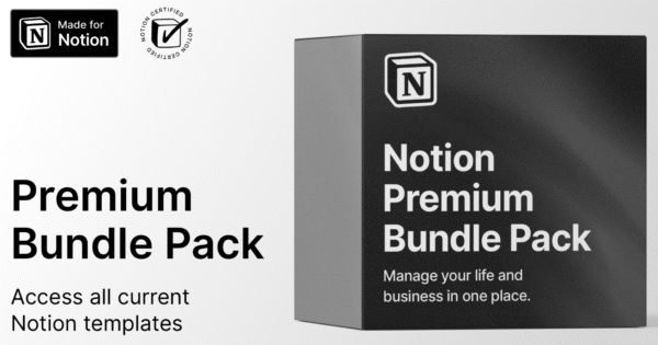 Get unlimited access to all current and future Notion templates